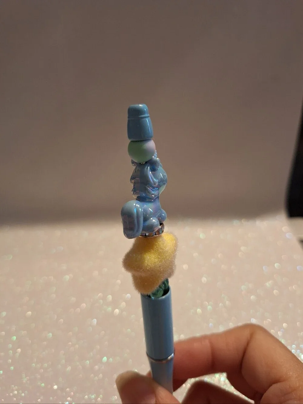 Unicon Flocked Star Pen New